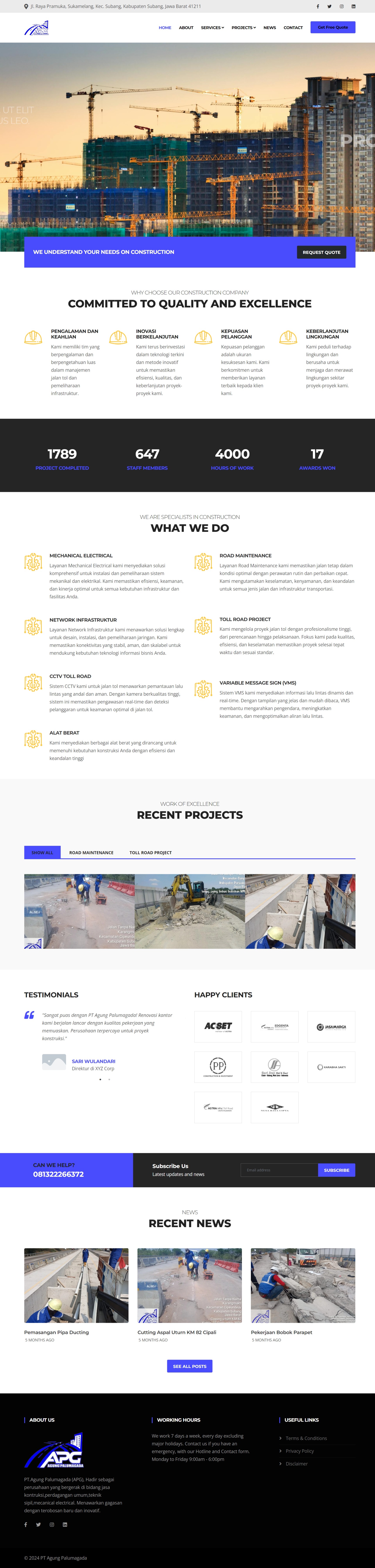 CMS Company Profile | Ujang Sopiyan